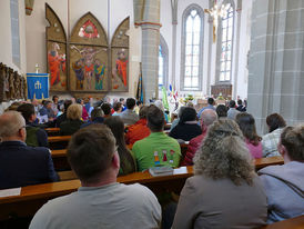 Feierlicher Gründungsgottesdienst der Pfarrei St. Heimerad (Foto: Karl-Franz Thiede)